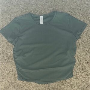 Lululemon Ribbed Fitted Cropped Shirt